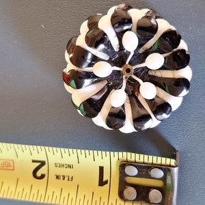 Vintage woman's metal brooch